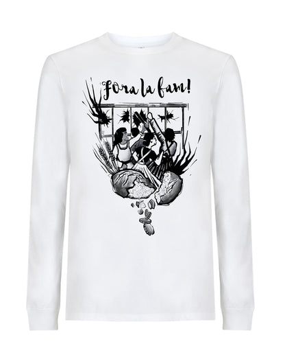Langarmshirt Fora La Fam! (Brotaufstände 1789)