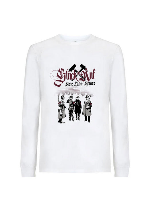 Langarmshirt Glück auf! (Rote Ruhr Armee 1920)