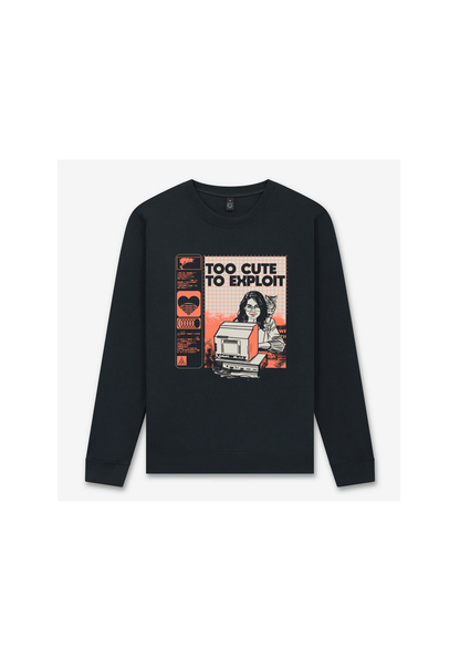 Too Cute To Exploit Sweater Product Mockup