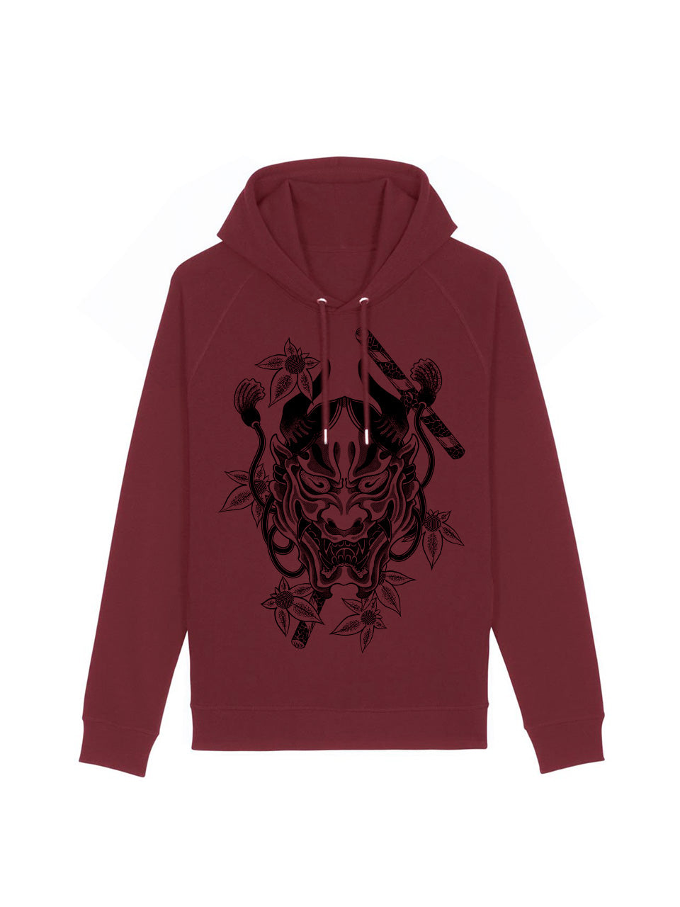 Kapuzenpullover Hannya-Maske