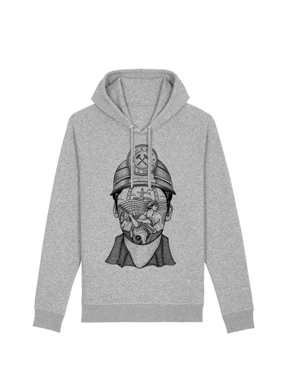 Grey Hoodie The Mine Is Ours (Labin Republic 1921)