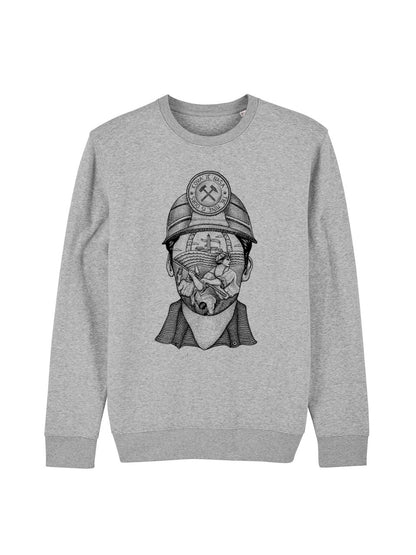 Grey Sweatshirt The Mine Is Ours (Labin Republic 1921)