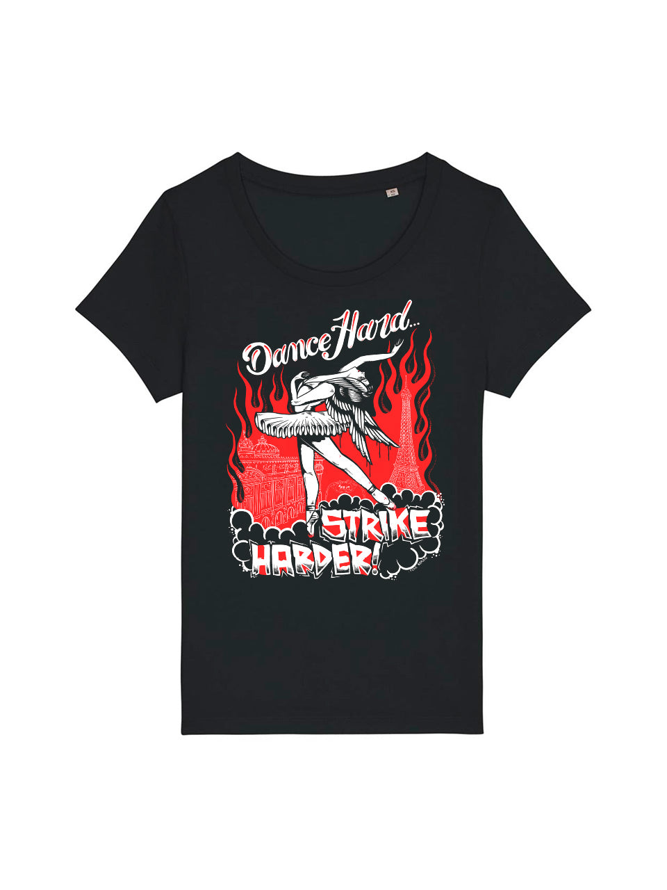 T-Shirts Frauen Pariser Ballerina-Streik