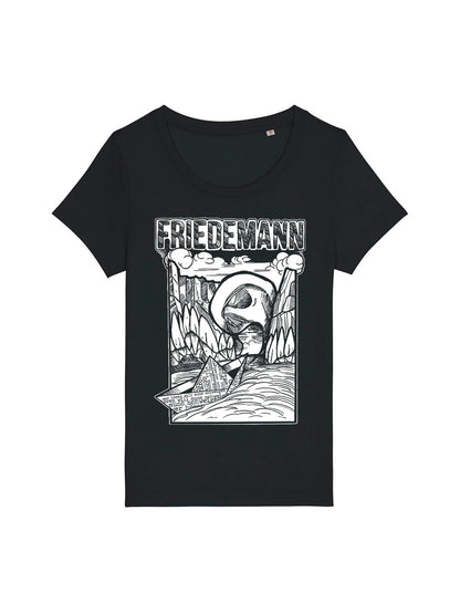 T-Shirt Frauen Friedemann Wer Hören Will Muss Schweigen