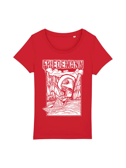 T-Shirt Frauen Friedemann Wer Hören Will Muss Schweigen