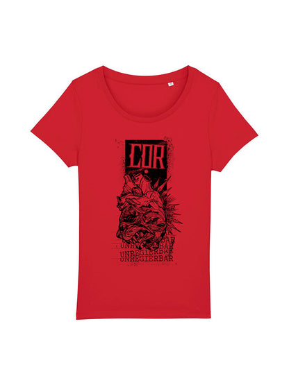 T-Shirt Frauen COR Herztier/Unregierbar