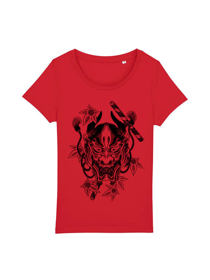 T-Shirt Frauen Hannya-Maske