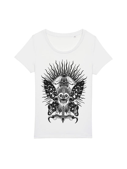 T-Shirt Frauen Scary Butterfly