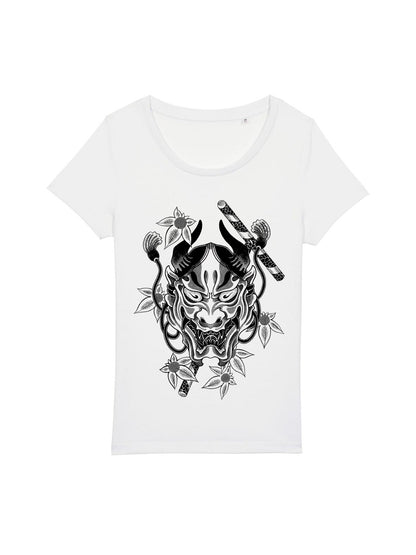 T-Shirt Frauen Hannya-Maske