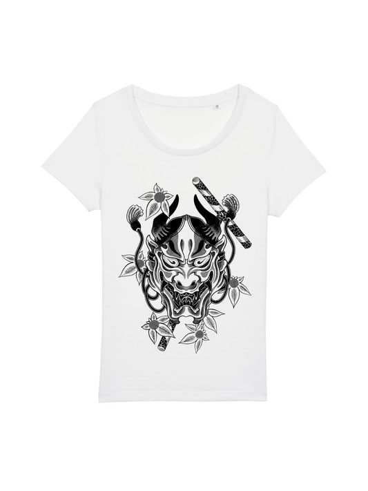 T-Shirts Frauen Hannya-Maske