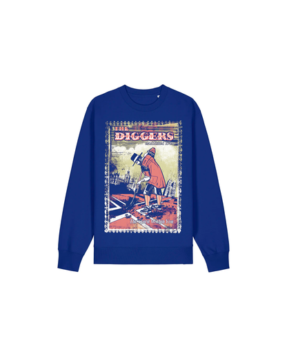 The Diggers Blue Sweatshirt dna merch