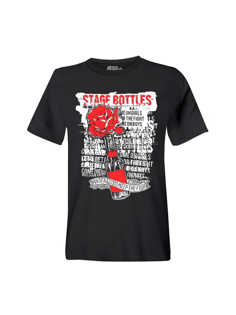 T-Shirts Unisex Stage Bottles Antifascists Keep The Fight