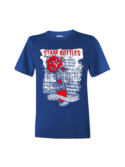T-Shirt Unisex Stage Bottles Antifascists Keep The Fight