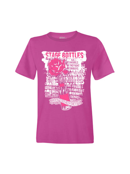T-Shirt Unisex Stage Bottles Antifascists Keep The Fight