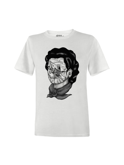 White T-Shirt Hope Which Never Dies (Nada Dimić)