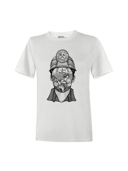 White T-Shirt The Mine Is Ours (Labin Republic 1921)