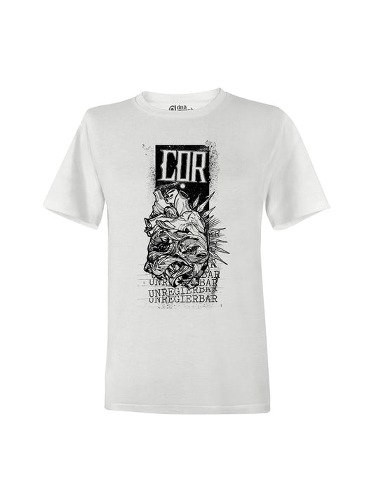 T-Shirts Unisex COR Herztier/Unregierbar