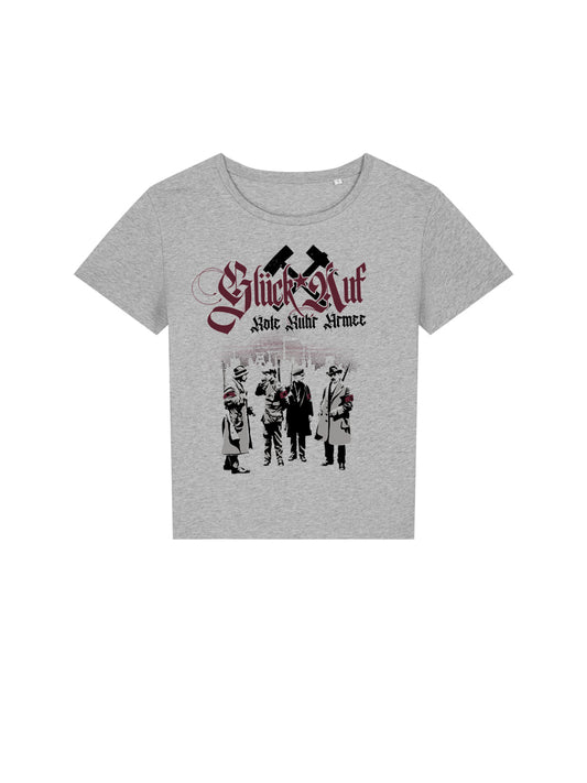 T-Shirt Frauen Glück auf! (Rote Ruhr Armee 1920)