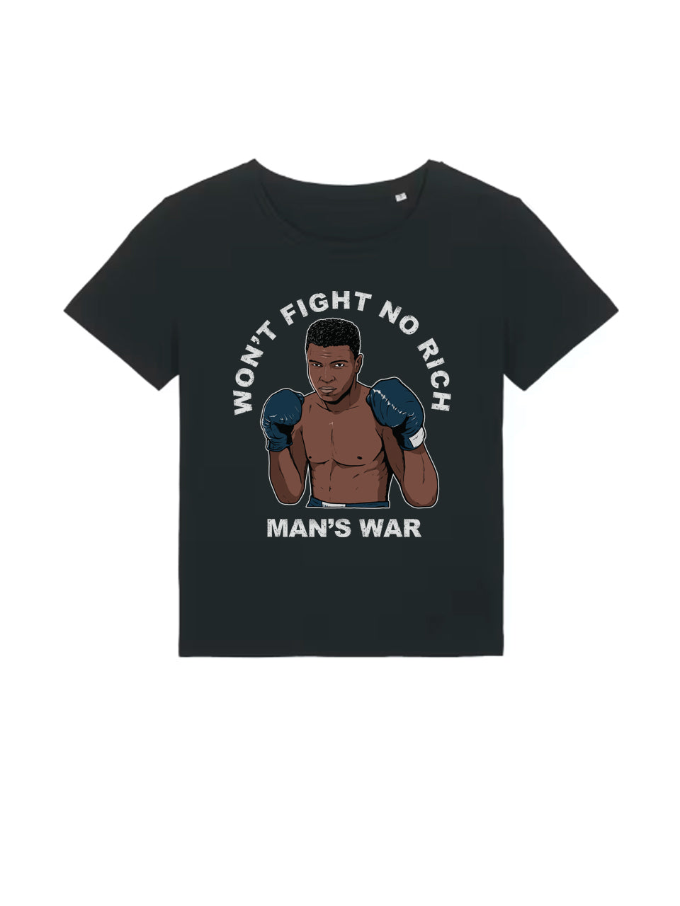 Won't Fight No Rich Man's War dna merch Black Women Shirt