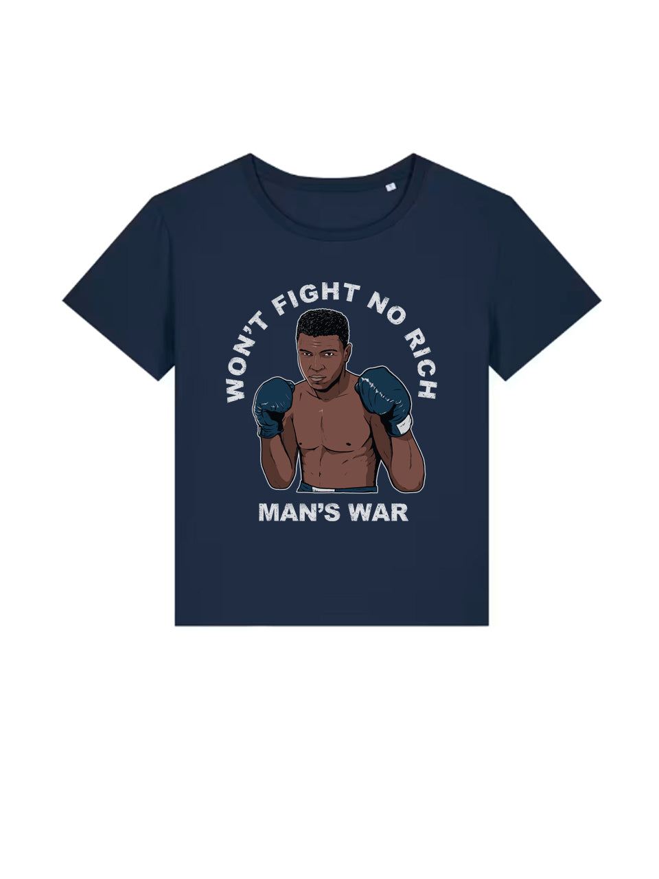 Won't Fight No Rich Man's War dna merch Navy Women Shirt