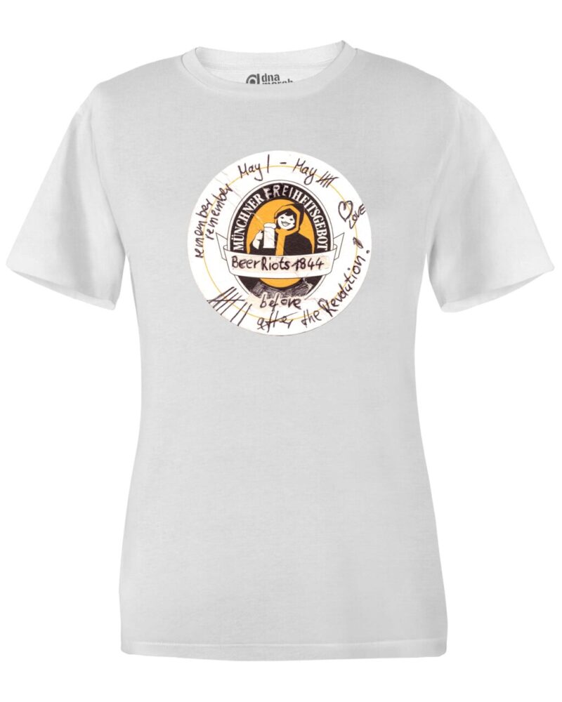 202205 tsotm beer riots t shirt fitted white