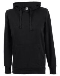 hoodie unisex front black