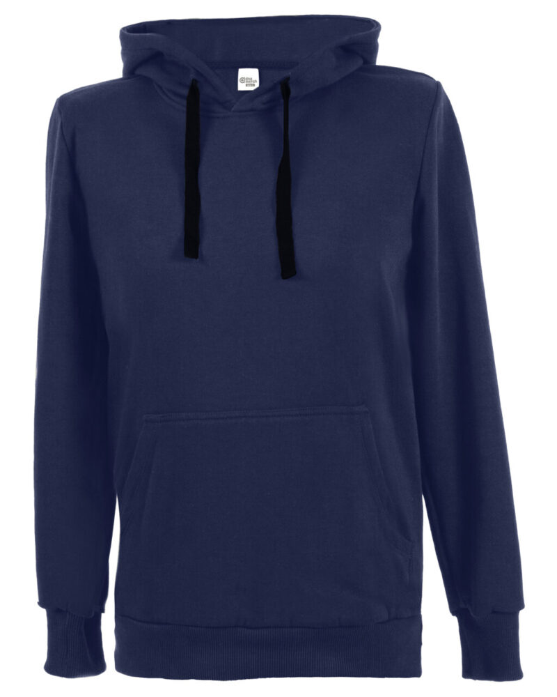 hoodie unisex front blue