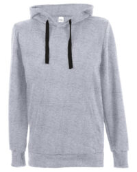 hoodie unisex front grey