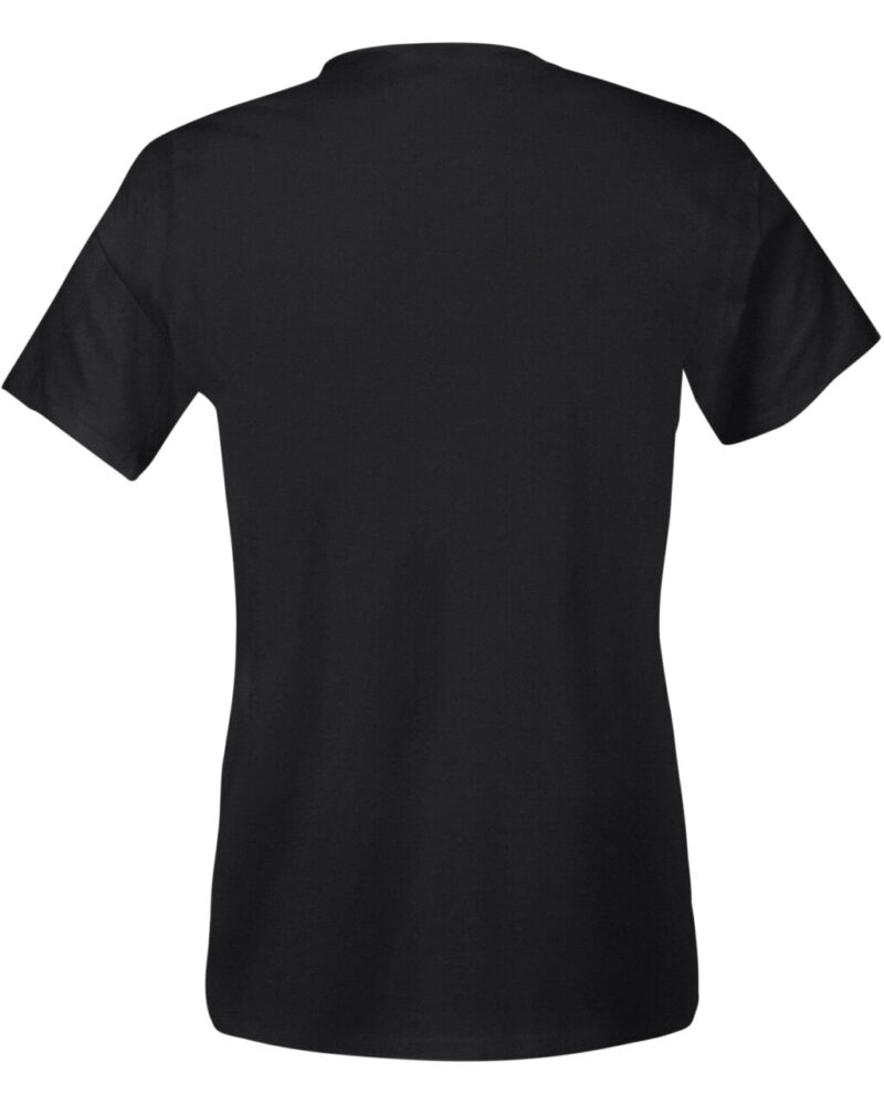 t shirt fitted back black