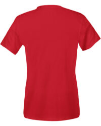 t shirt fitted back red