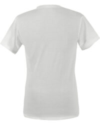 t shirt fitted back white