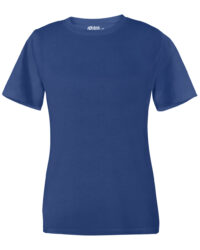 t shirt fitted front blue