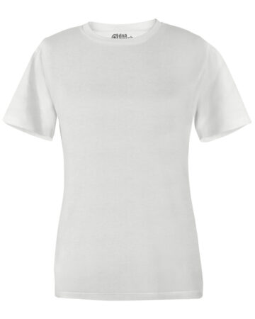 t shirt fitted front white