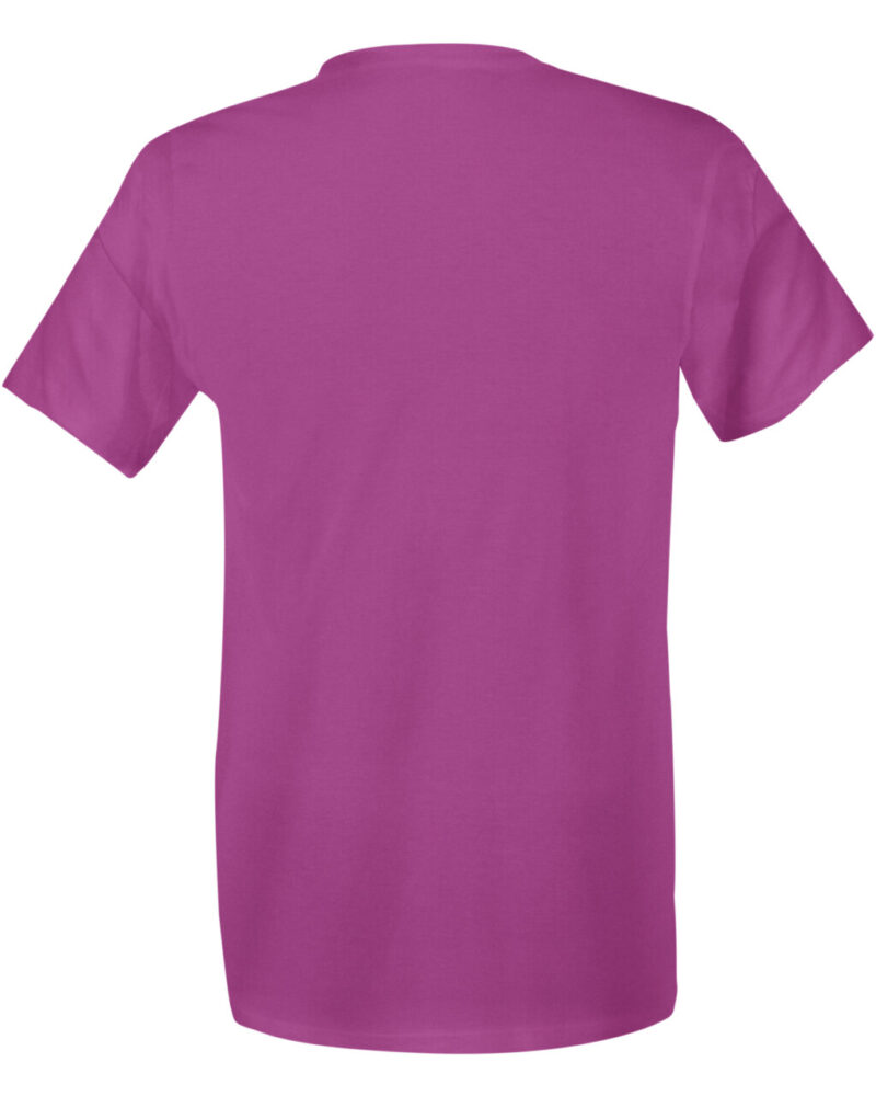 t shirt unisex back lilac