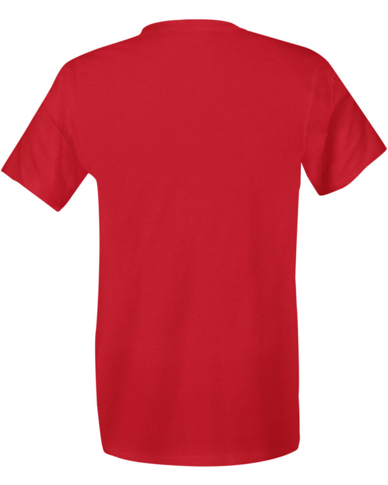 t shirt unisex back red