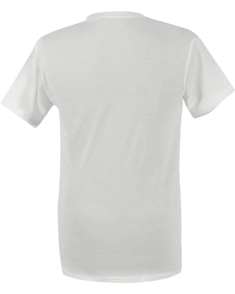 t shirt unisex back white