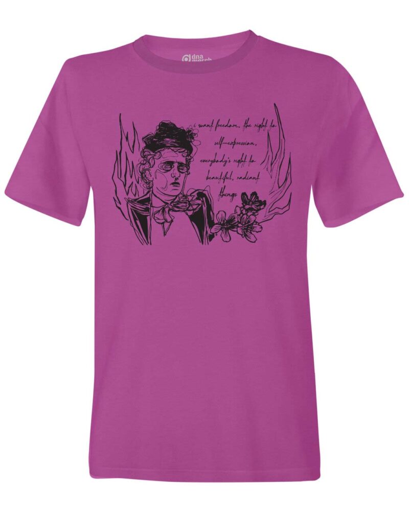 202306 tsotm emma goldman t-shirt unisex lilac